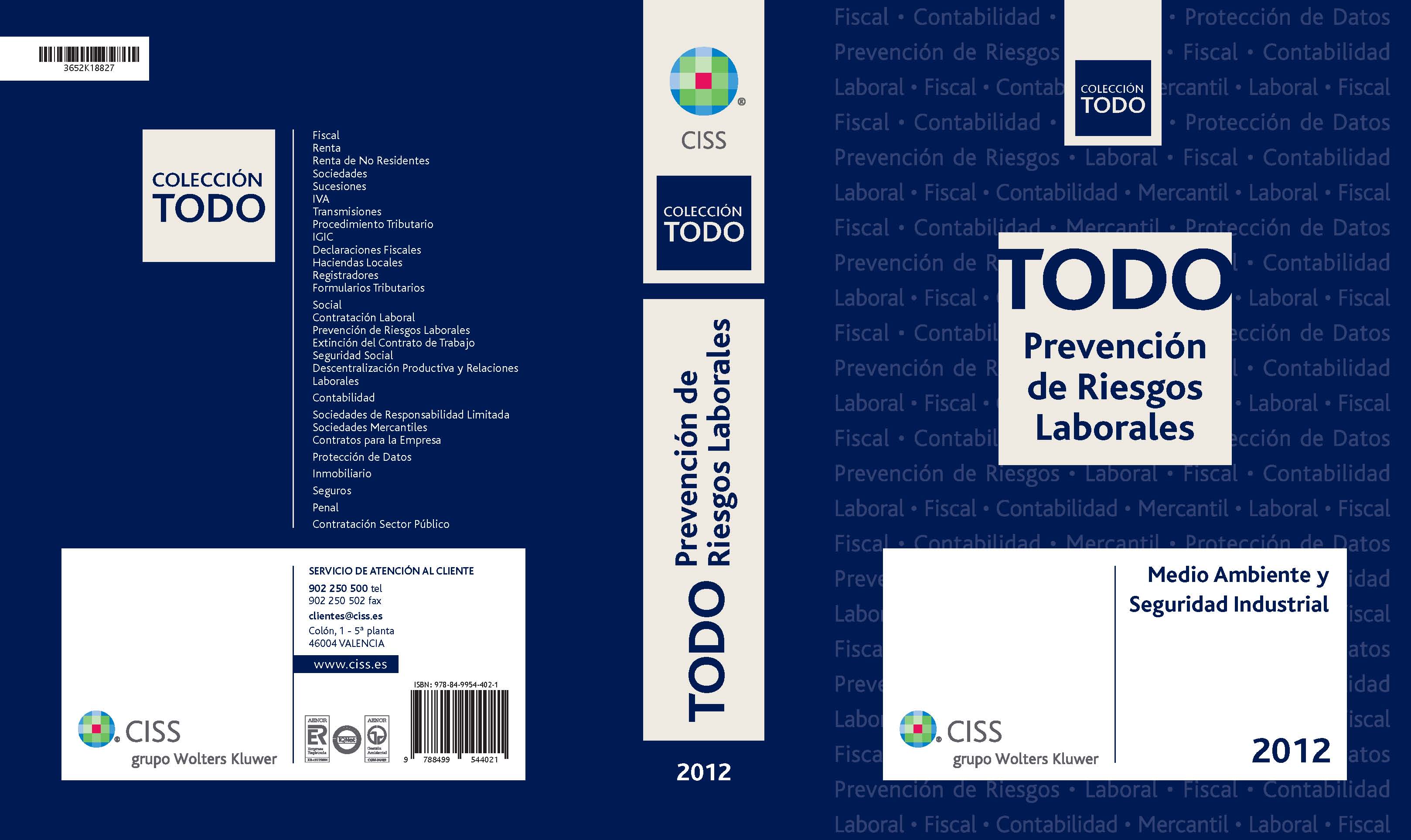 Todo prevención de riesgos laborales 2012