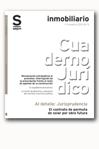 El contrato de permuta de solar por obra futura