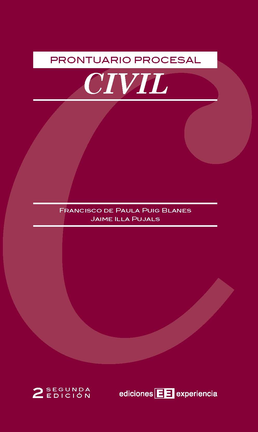 PRONTUARIO PROCESAL CIVIL