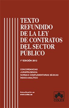 TEXTO REFUND.LEY DE CONTRATOS SECTOR PUBLICO