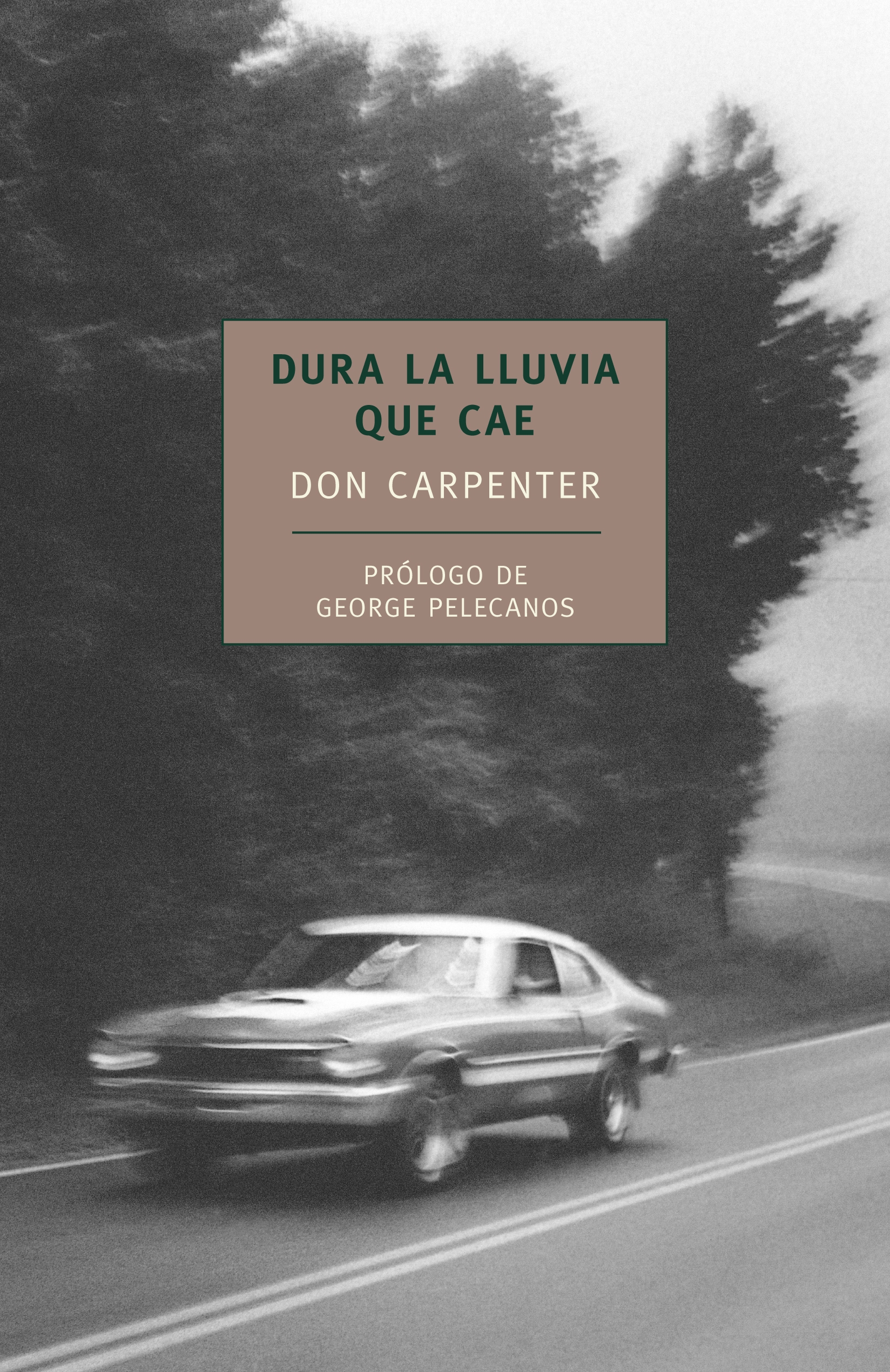 Dura la luvia que cae
