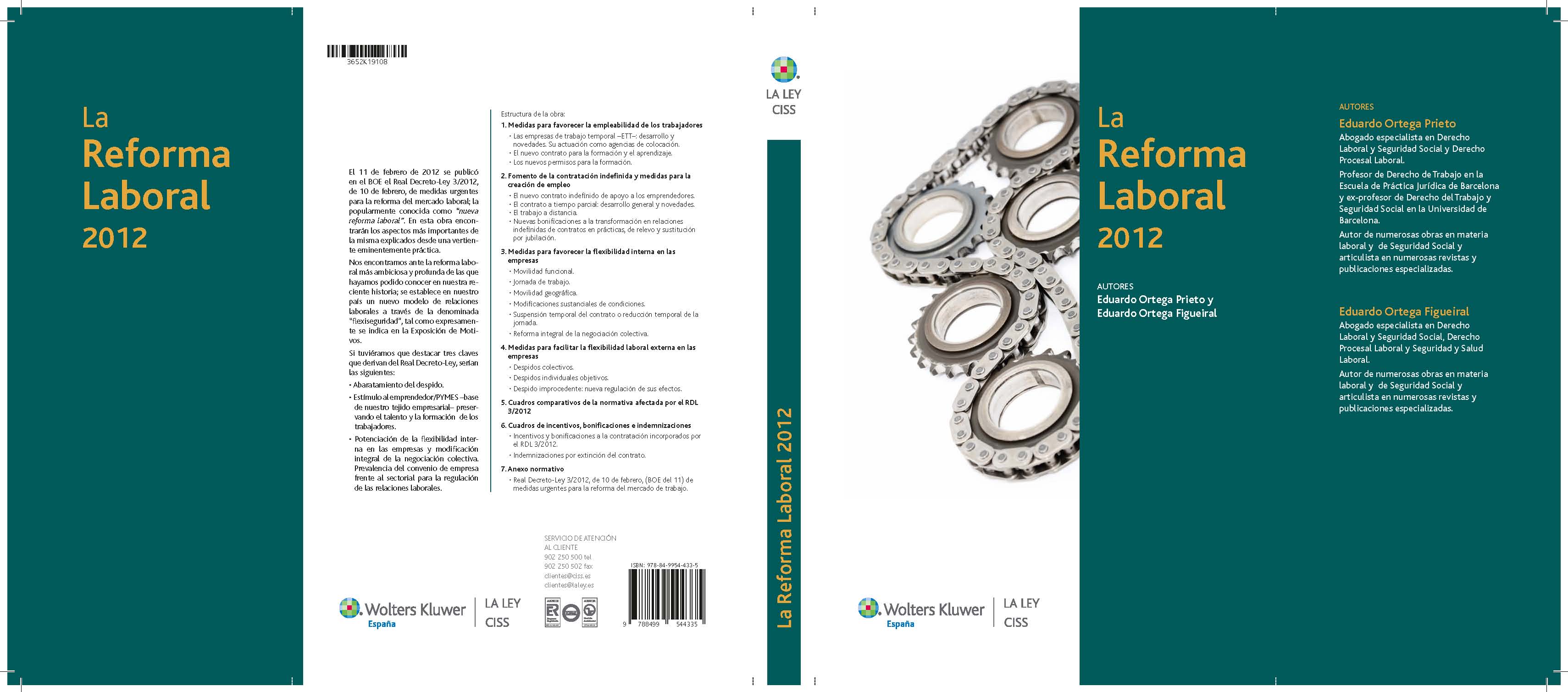 La reforma laboral 2012