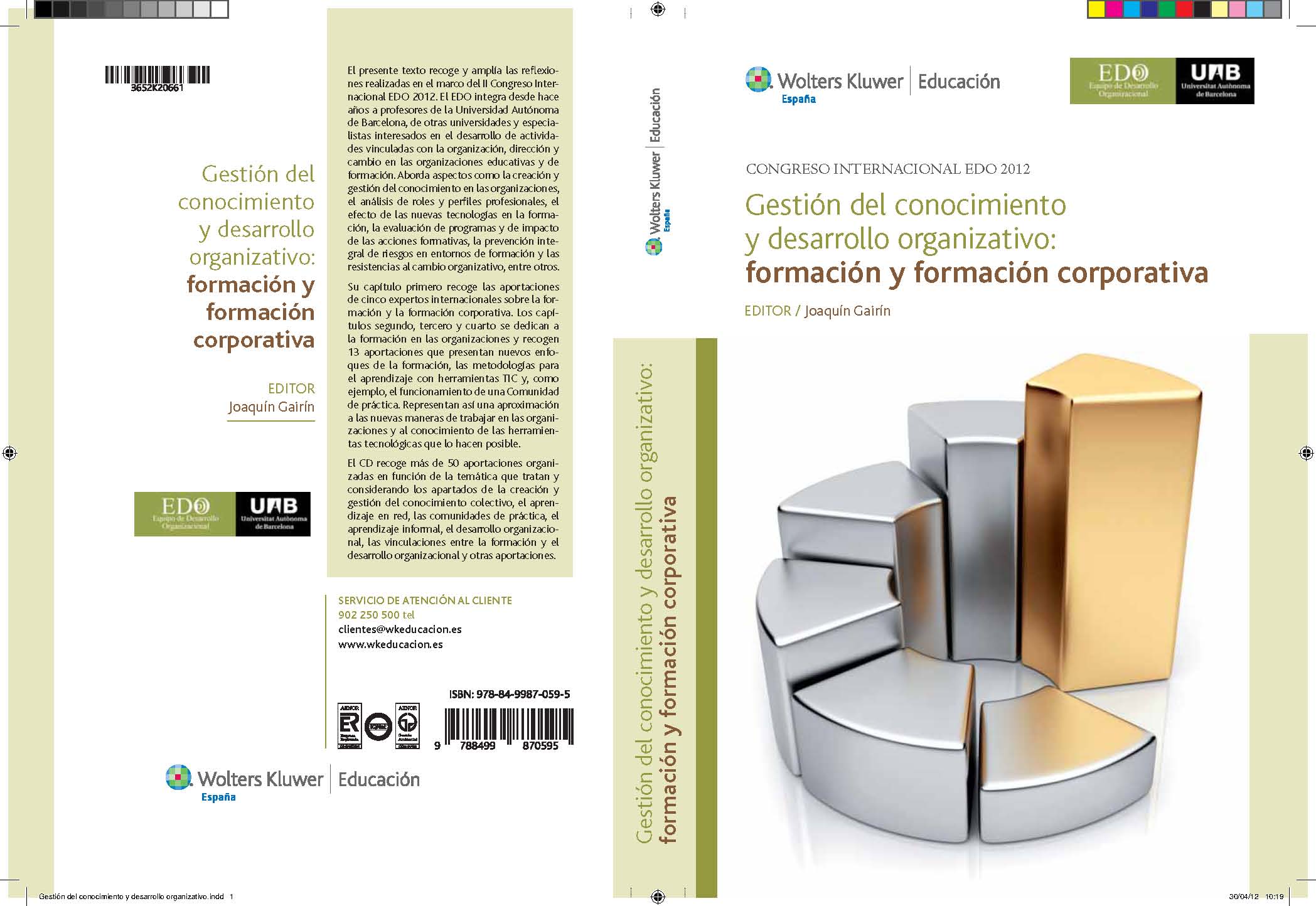 Gestión del conocimiento y desarrollo organizativo: formación y formación corporativa