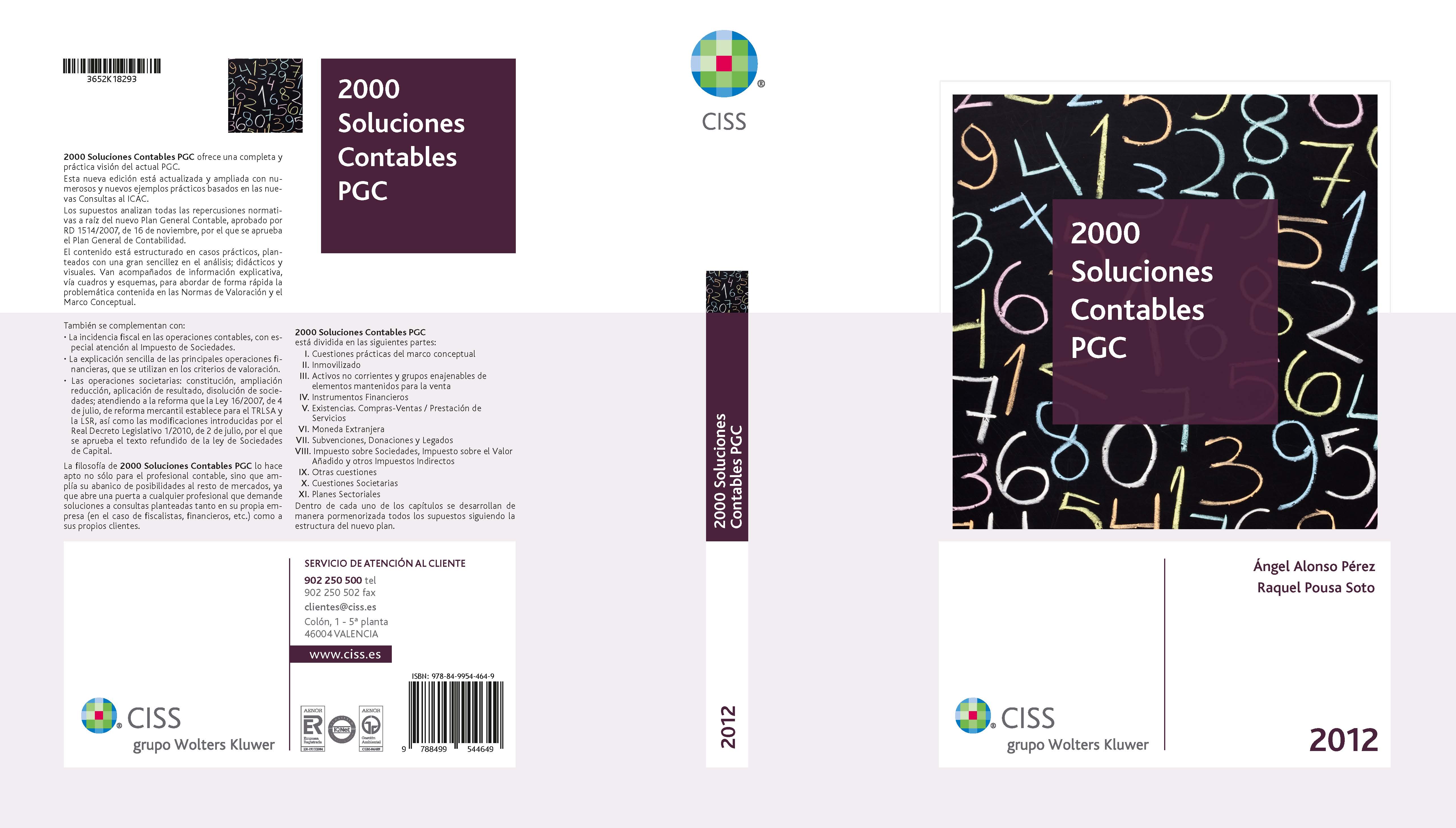 2000 soluciones contables PGC 2012