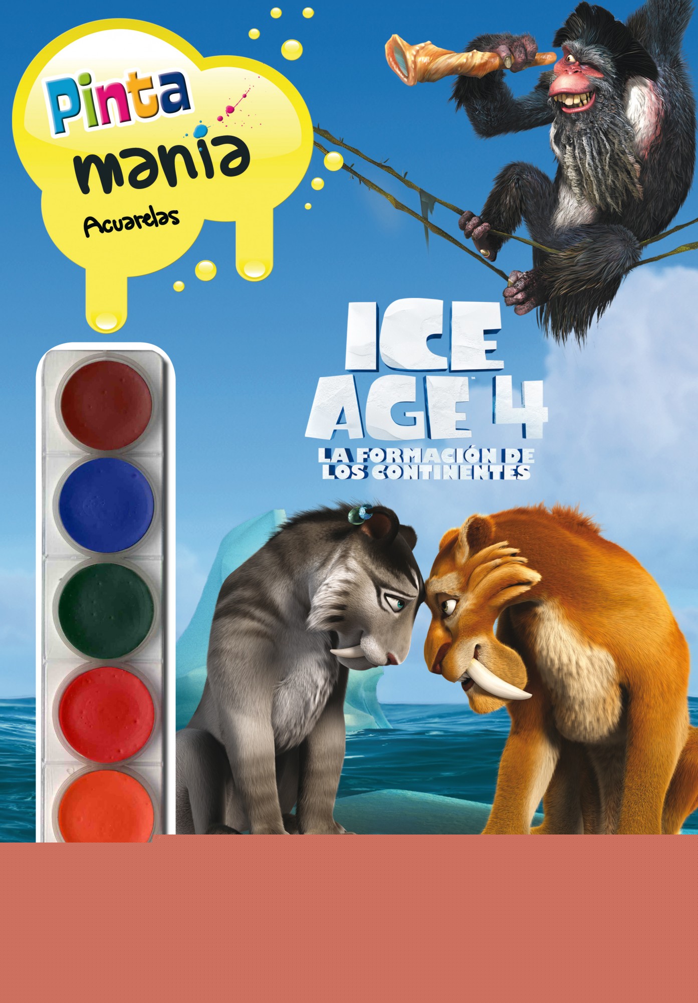 Ice Age 4. Pintamanía acuarelas