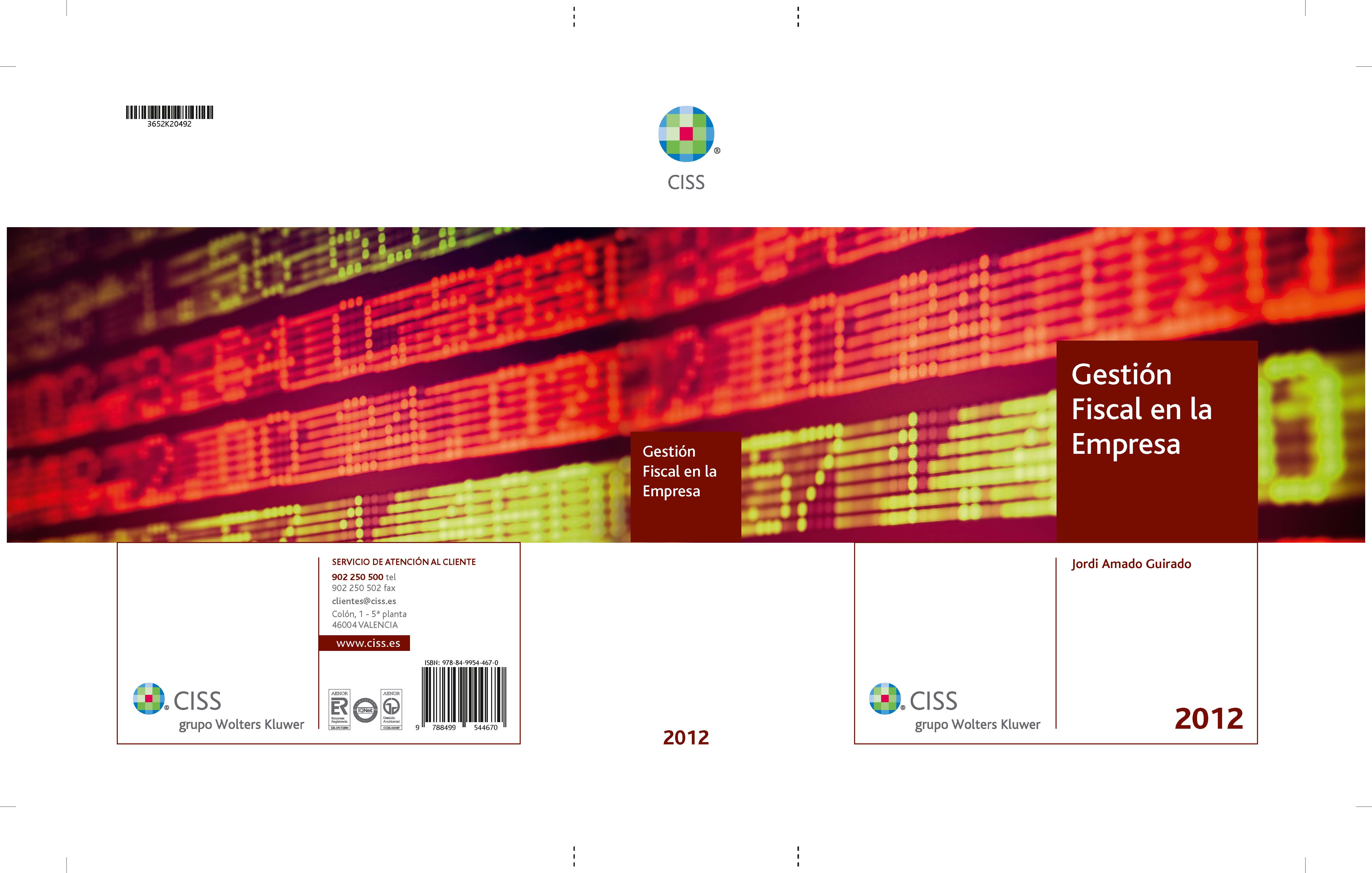 Gestión fiscal en la empresa 2012