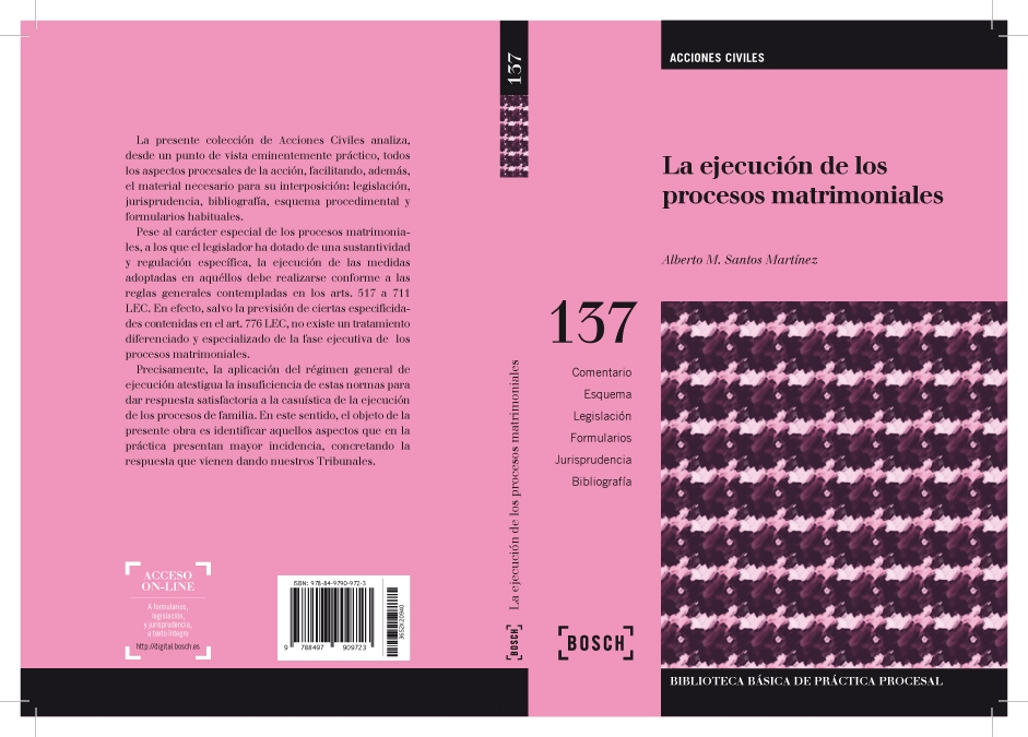 La ejecución de los procesos matrimoniales
