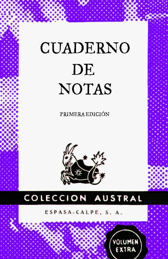 Cuaderno de notas violeta 11,2x17,4cm