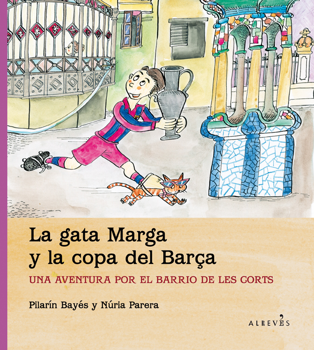 La gata Marga y la copa del Barça
