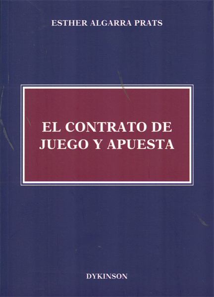 El contrato de juego y apuesta