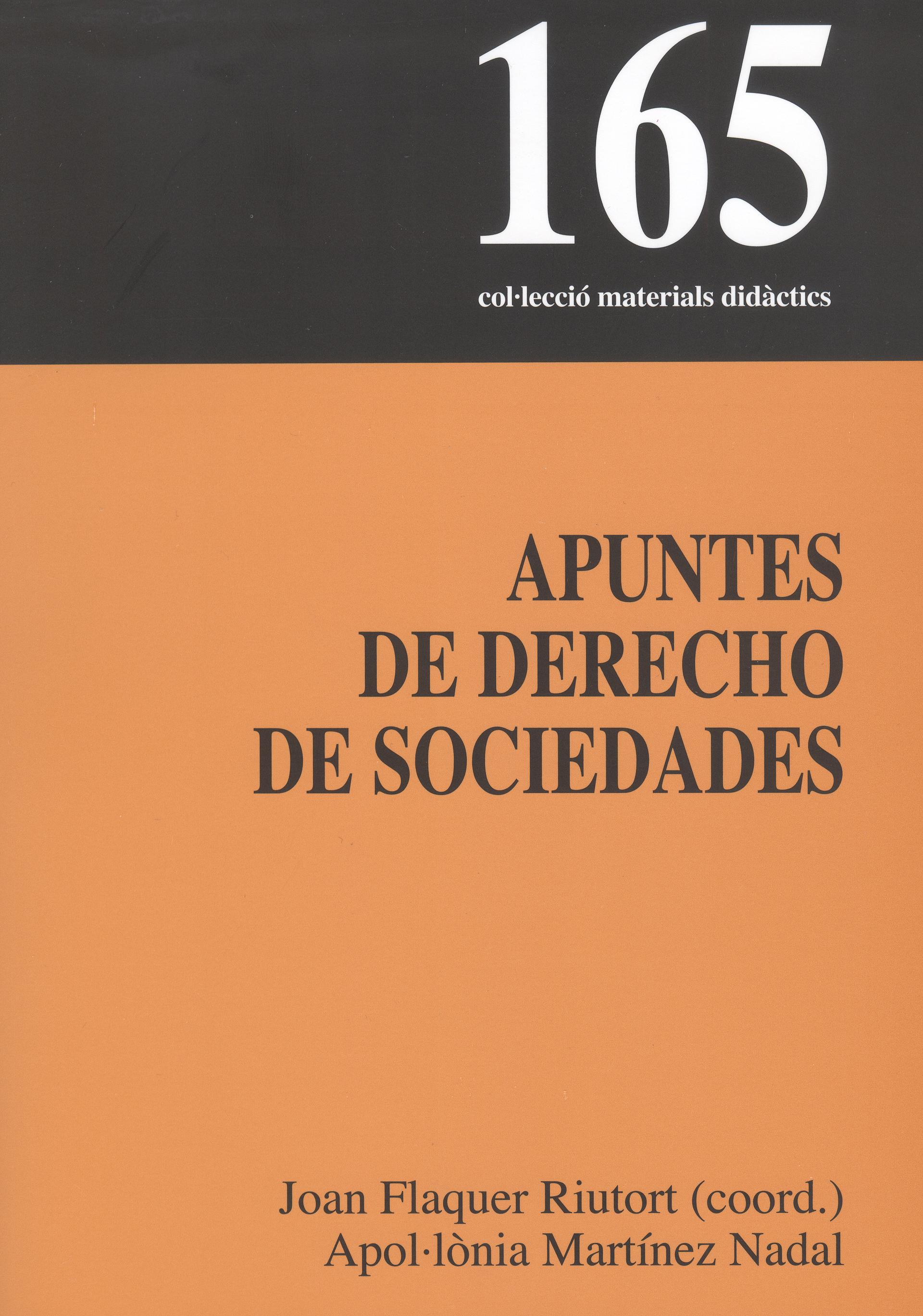 Apuntes de derecho de sociedades