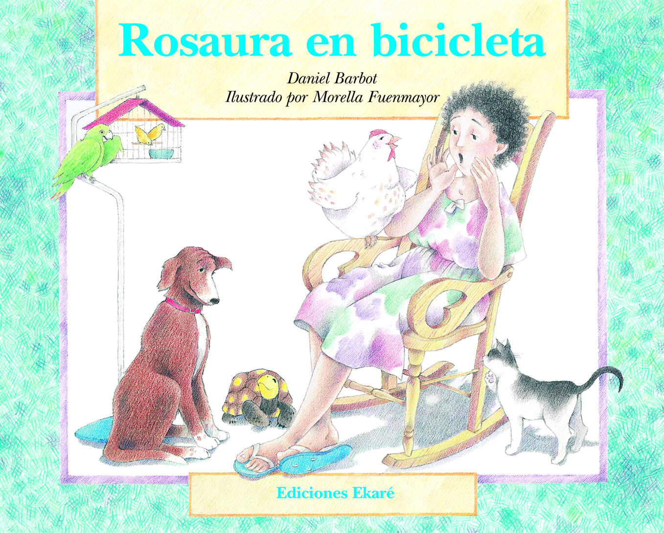 Rosaura en bicicleta