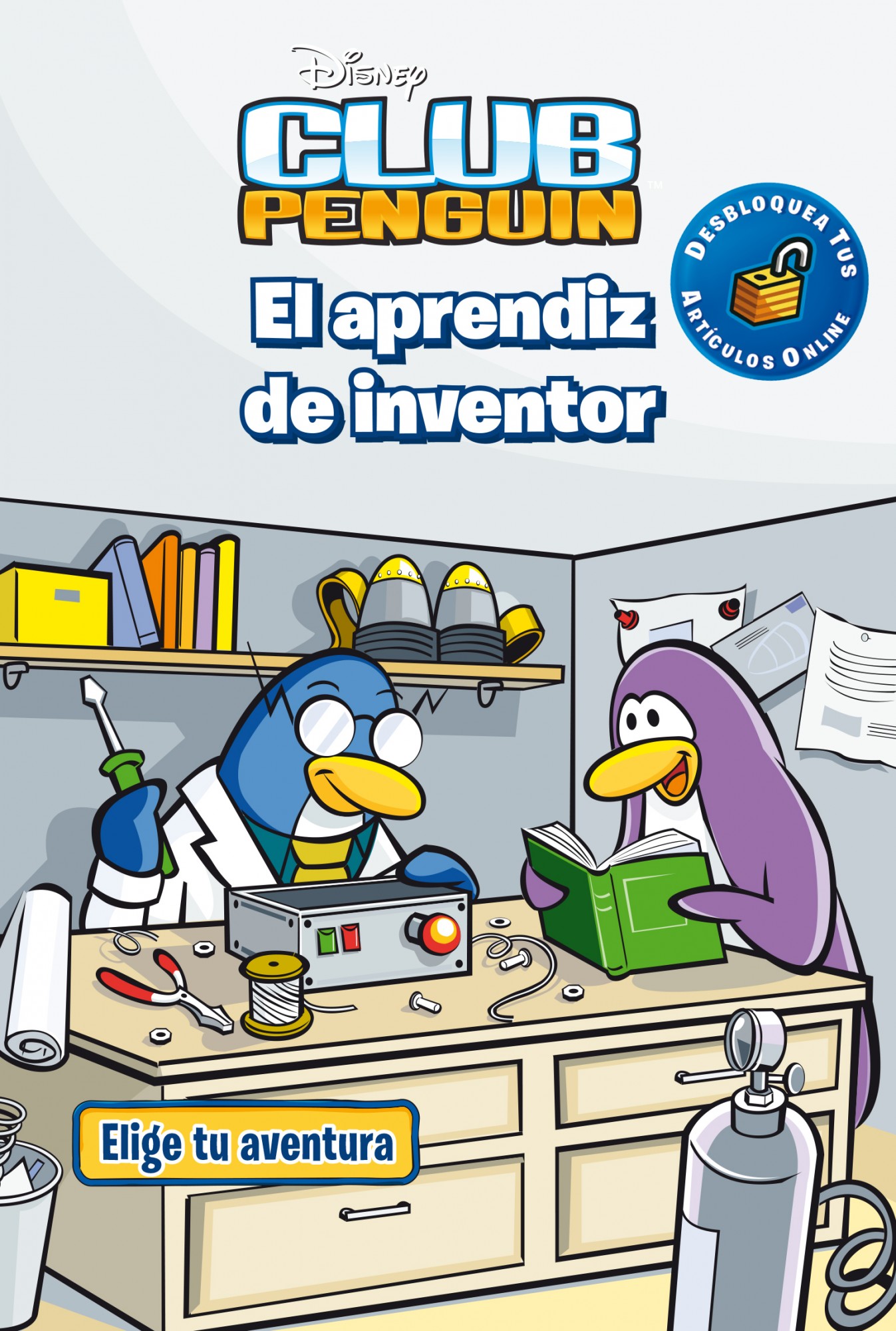 Club Penguin. El aprendiz de inventor