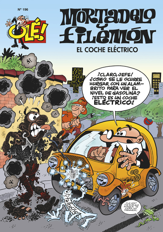 El coche eléctrico (Olé! Mortadelo 196)