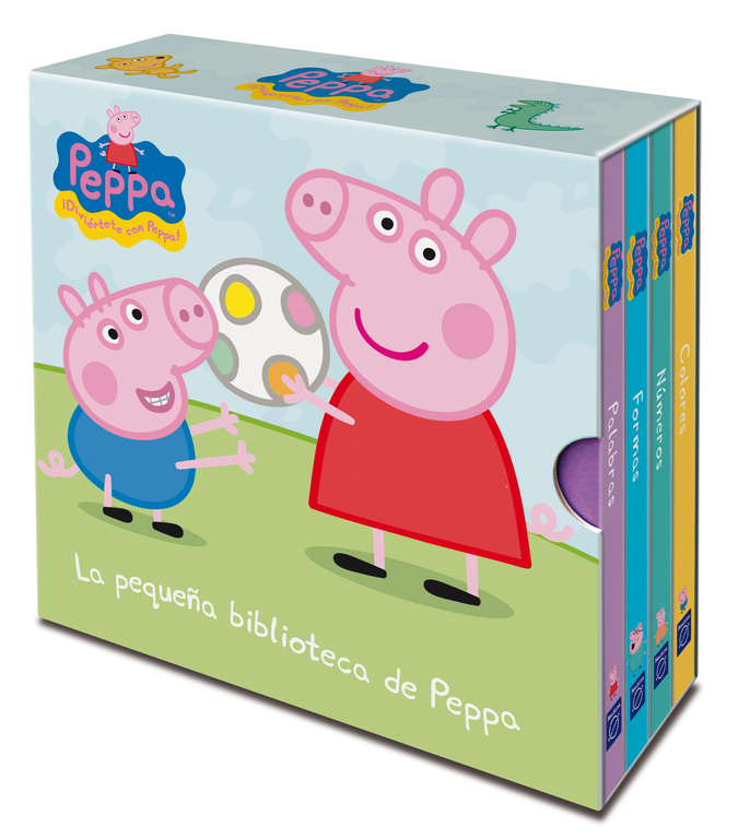 La pequeña biblioteca de Peppa (Peppa Pig. Pequeñas manitas)