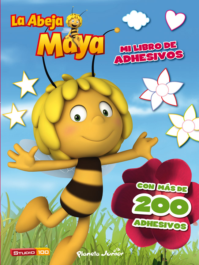 La abeja Maya. Mi libro de adhesivos