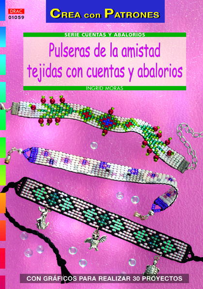 Pulseras de la amistad tejidas con cuentas y abalorios