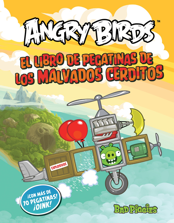 ANGRY BIRDS-BAD PIGGIES. Los malvados cerditos voladores. Libro de pegatinas