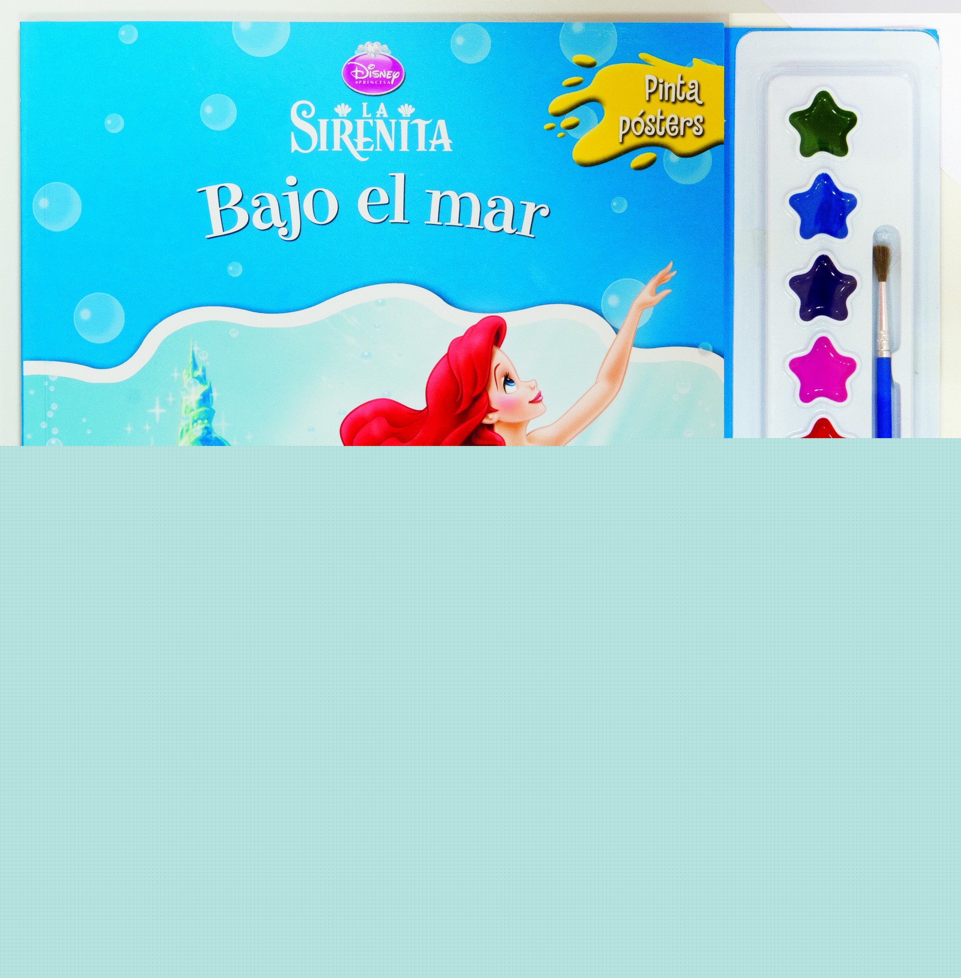 La Sirenita. Pinta pósters con acuarelas
