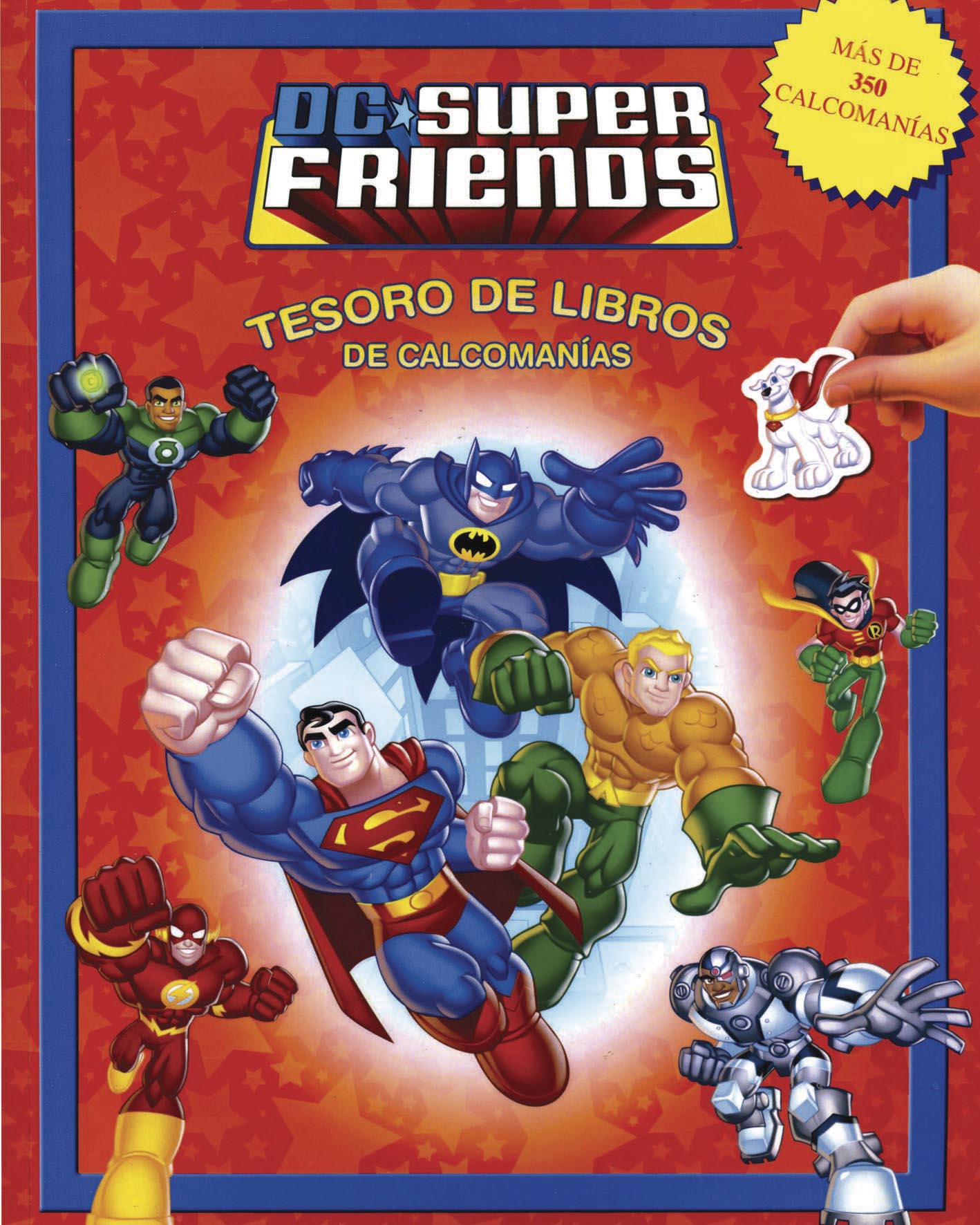 Tesoro De Libros De Calcomanias: Wb Dc Superfriends