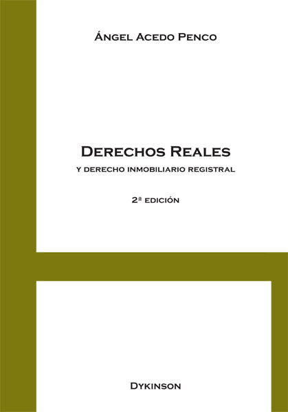 Derechos Reales y Derechos Inmobiliario Registral