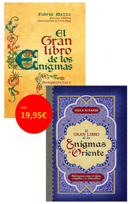 Pack El gran libro de los enigmas + El gran libro de los enigmas de Oriente