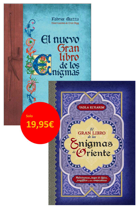 Pack El nuevo gran libro de los enigmas + El gran libro de los enigmas de Oriente