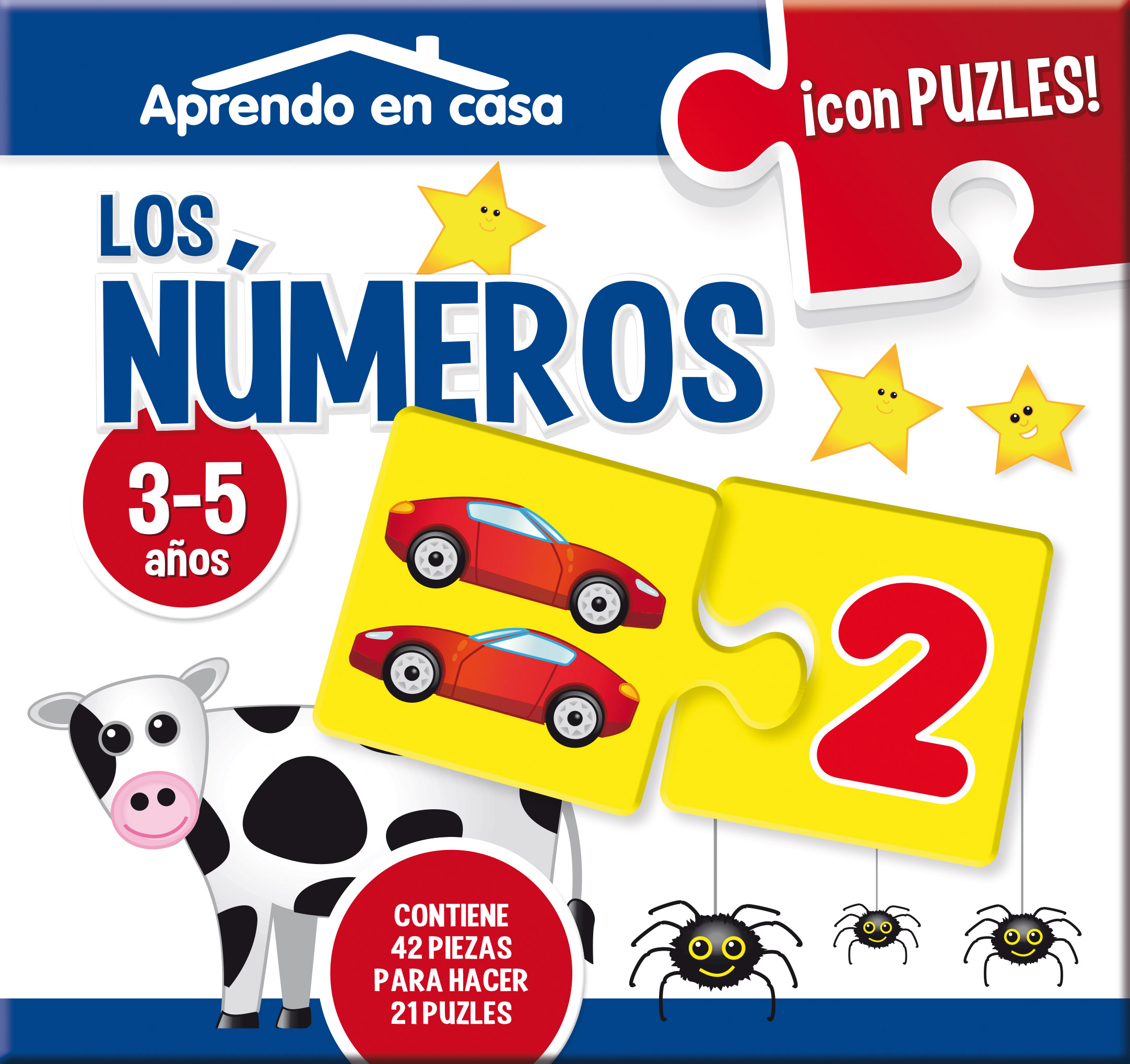 APRENDO EN CASA LOS NÚMEROS PUZLES EDUCATIVOS (3-5 años)