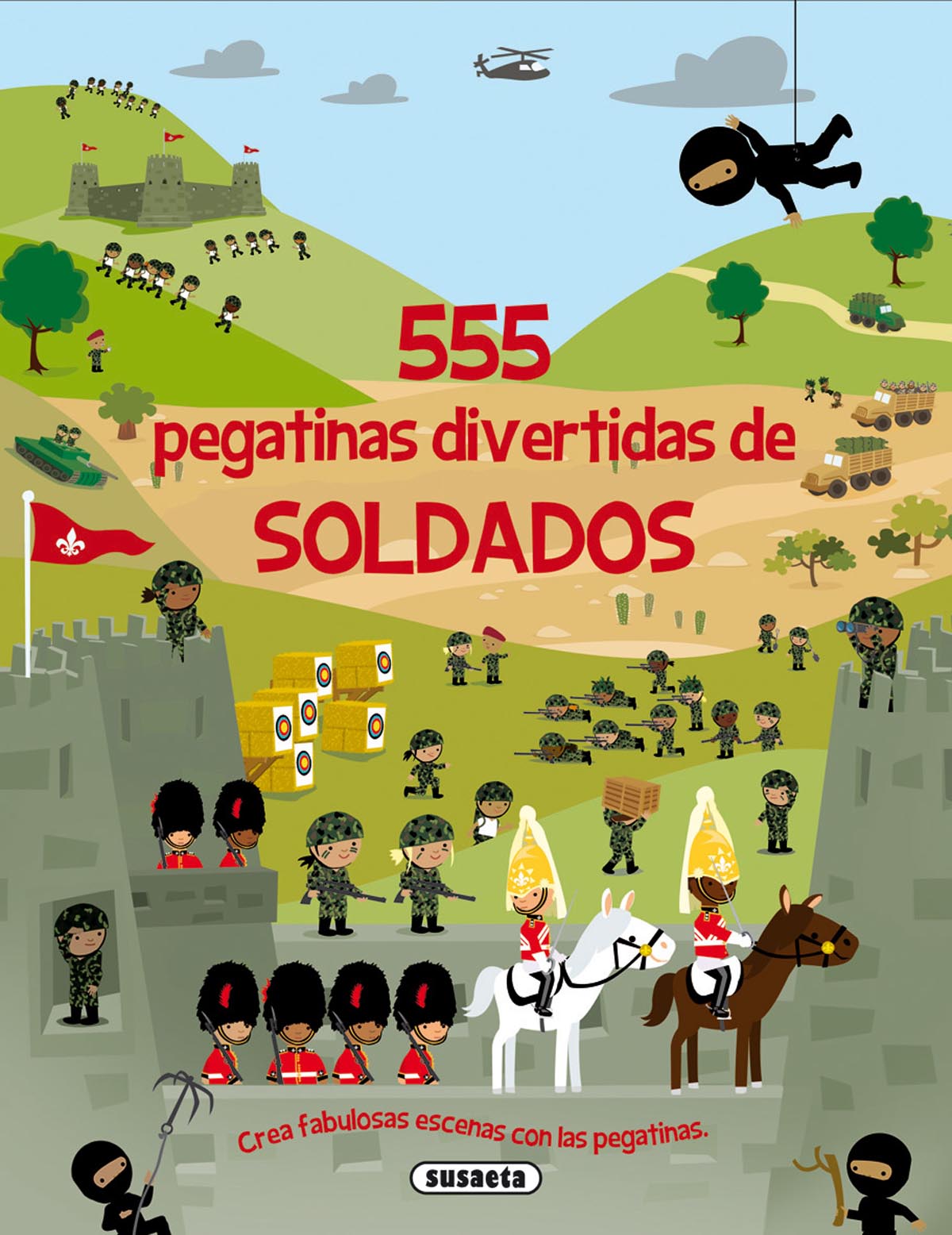 555 pegatinas divertidas de soldados