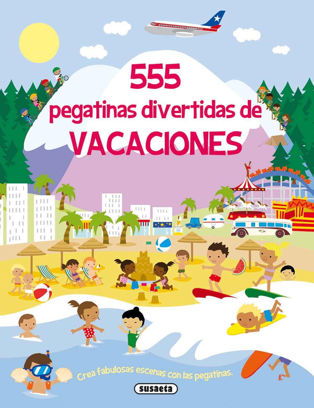 555 pegatinas divertidas de vacaciones