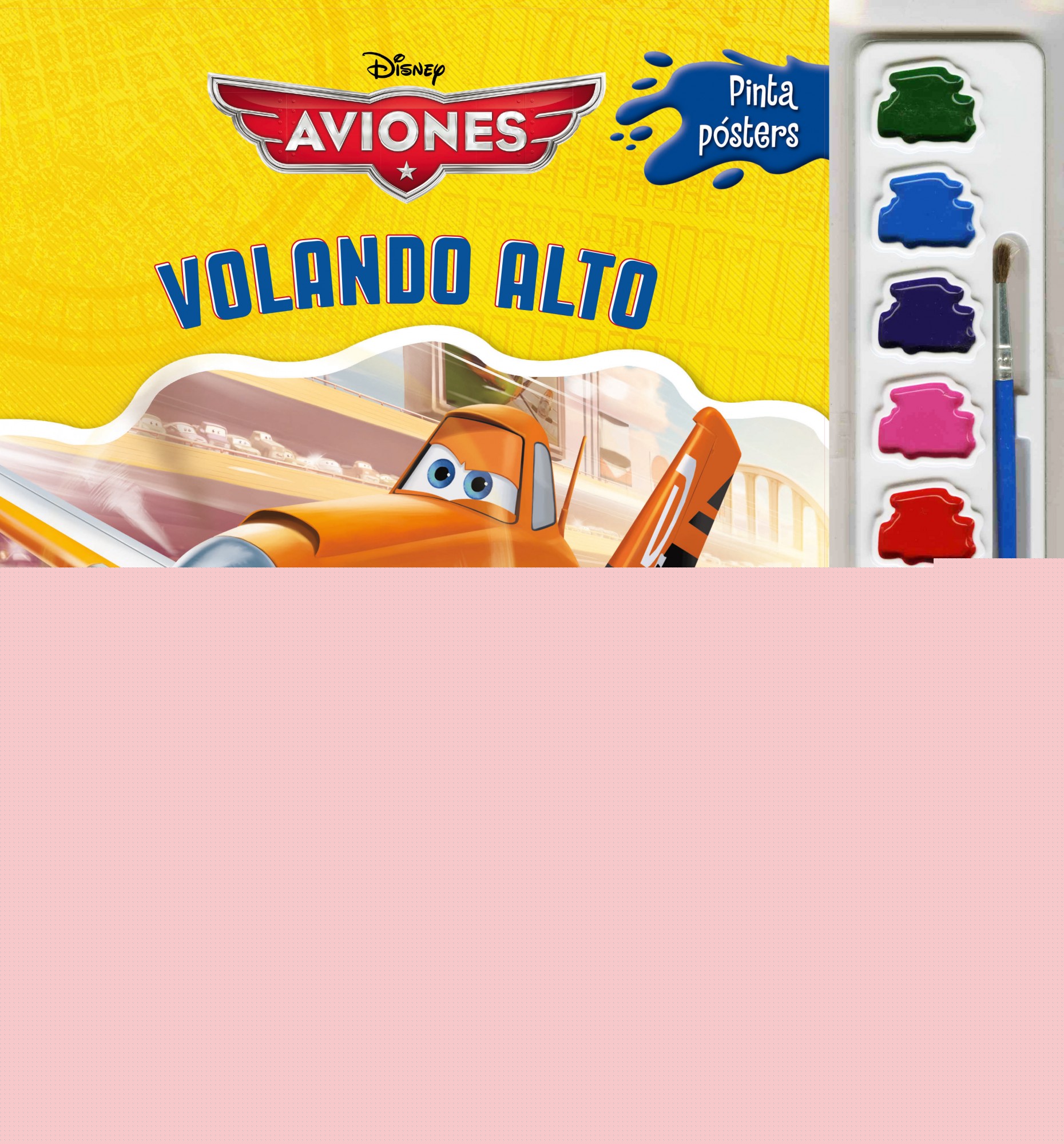 Aviones. Pinta pósters con acuarelas