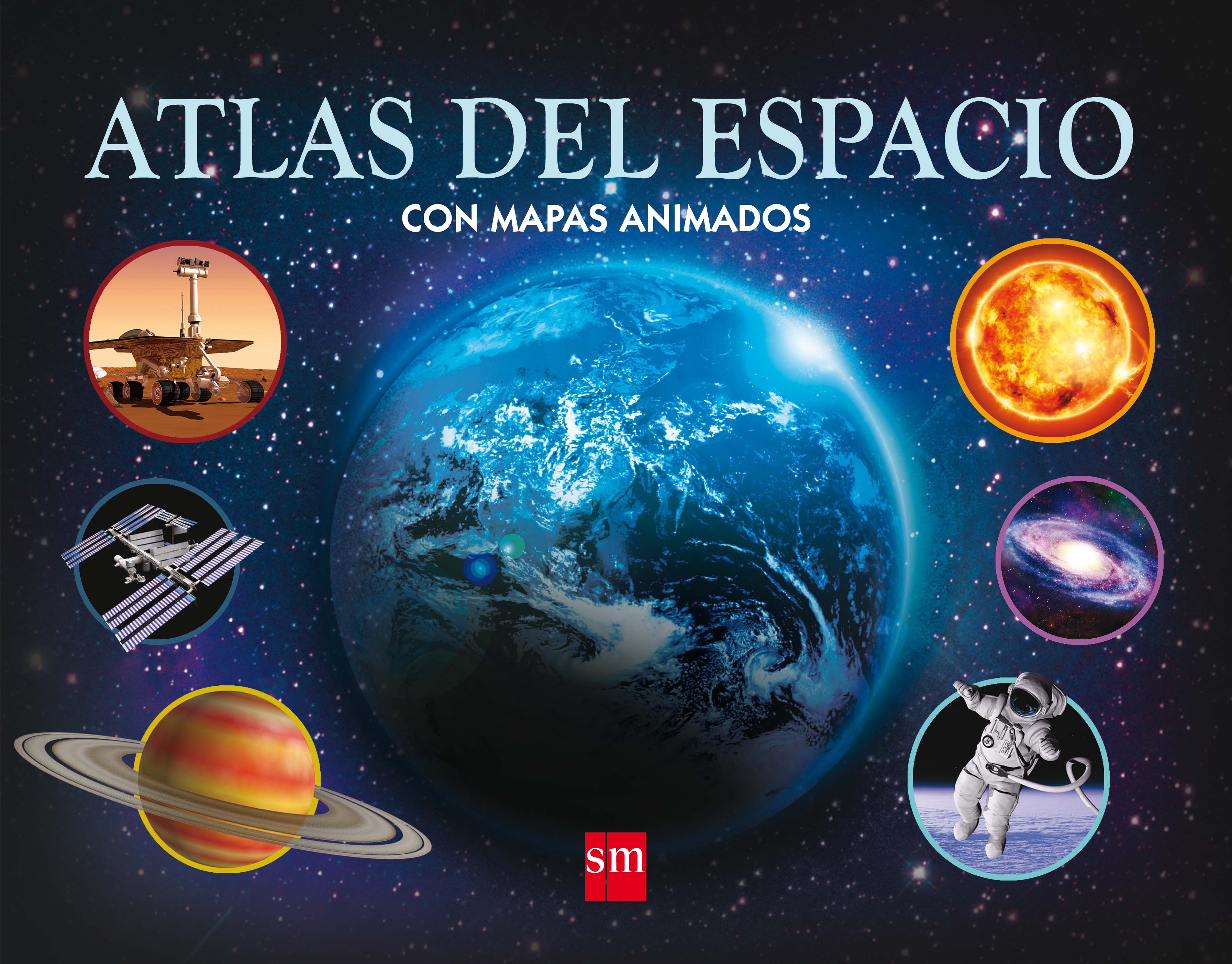 Atlas del espacio con mapas animados