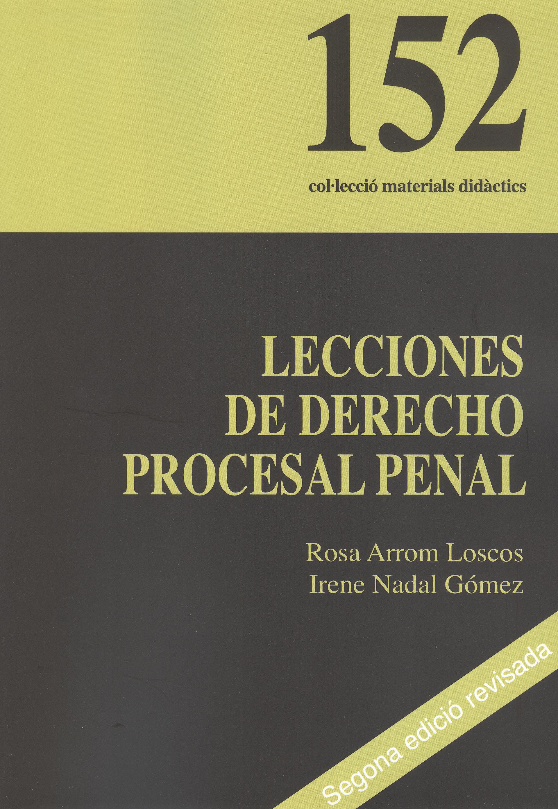 Lecciones de derecho procesal penal