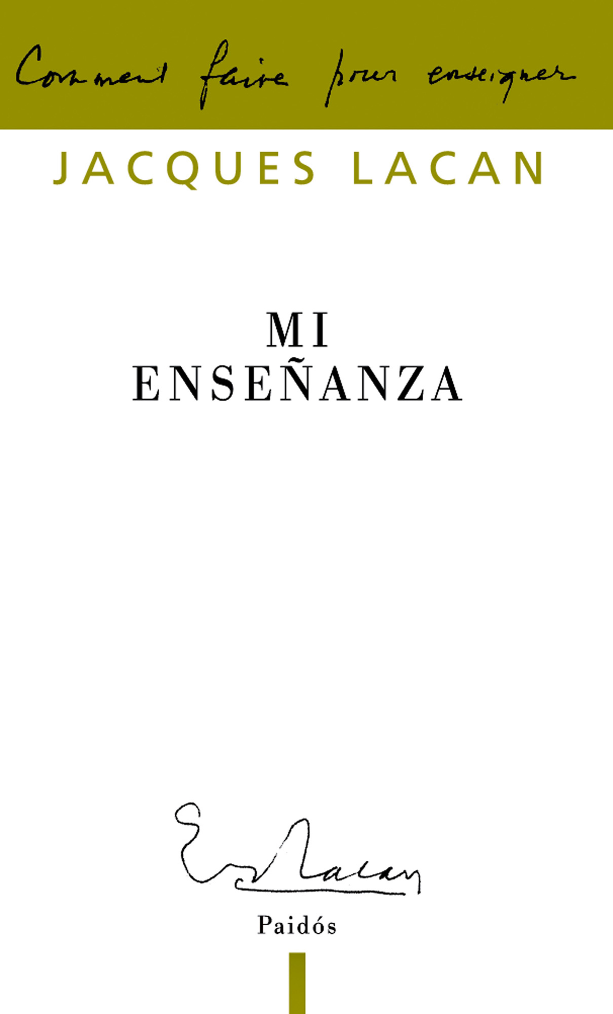 Mi enseñanza