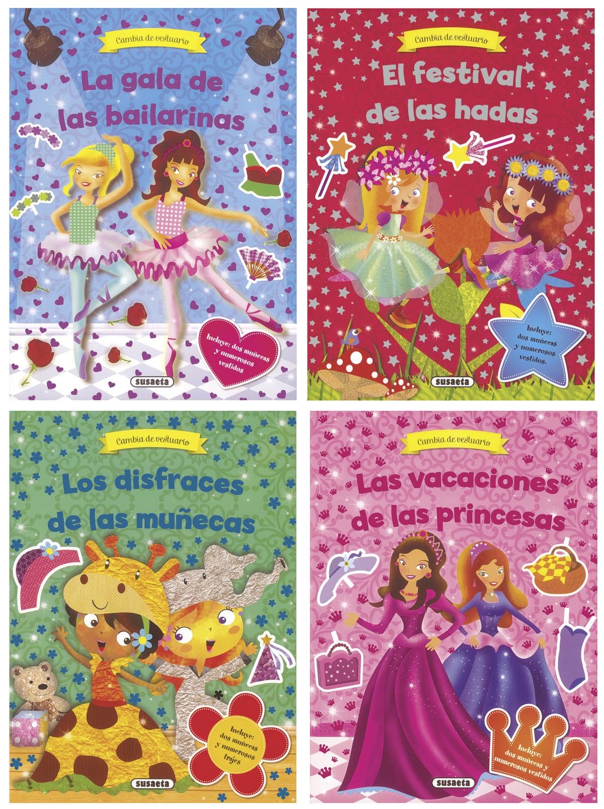 Cambia de vestuario (4 títulos)