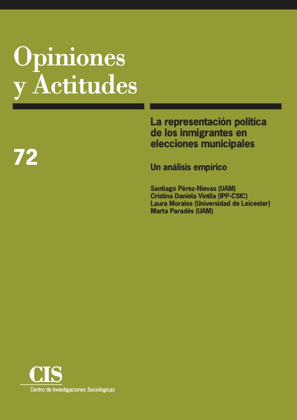 La representación política de los inmigrantes en elecciones municipales
