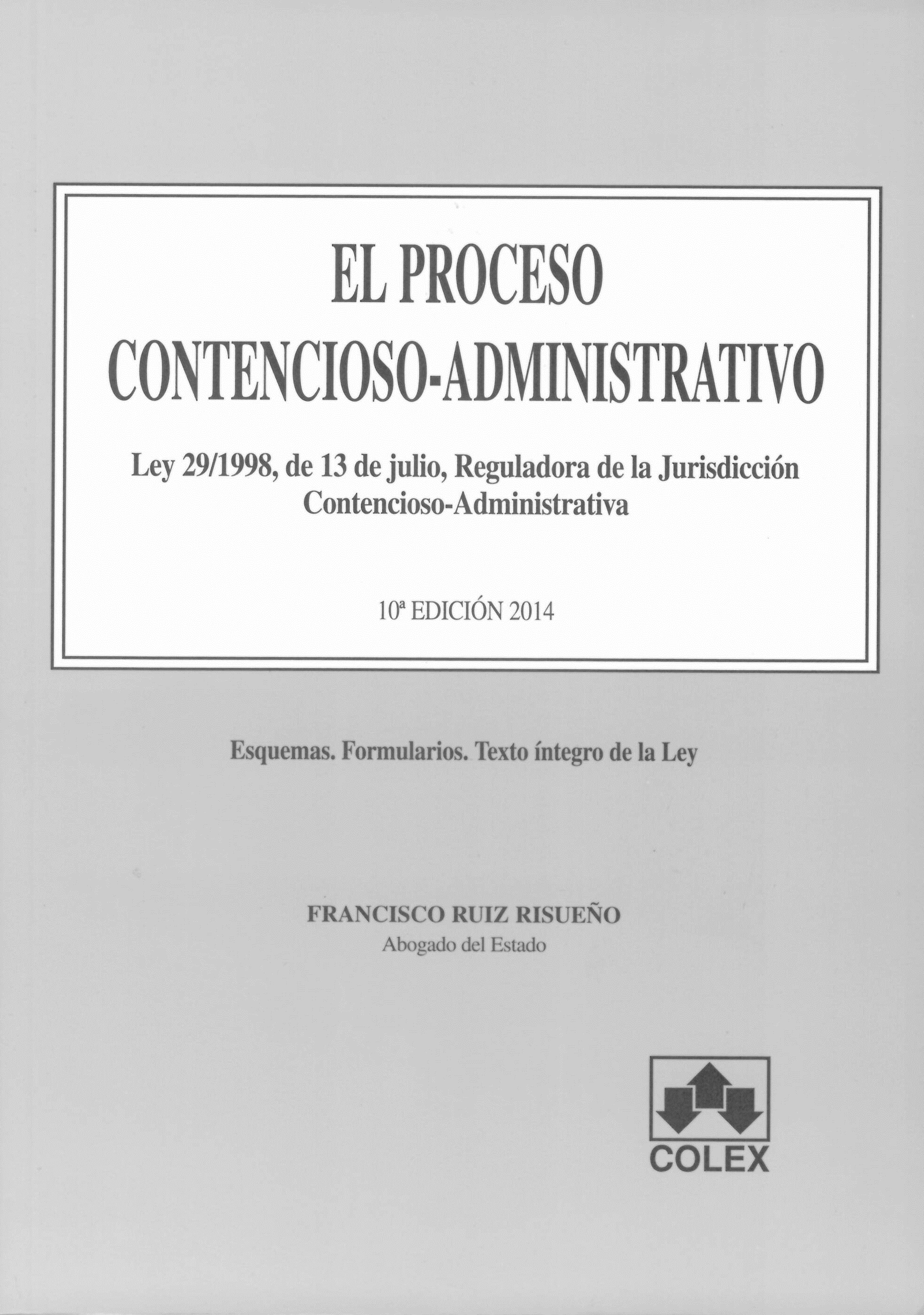 PROCESO CONTENCIOSO-ADMINISTRATIVO 10ª ED.
