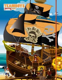 Teamboys pirates ships