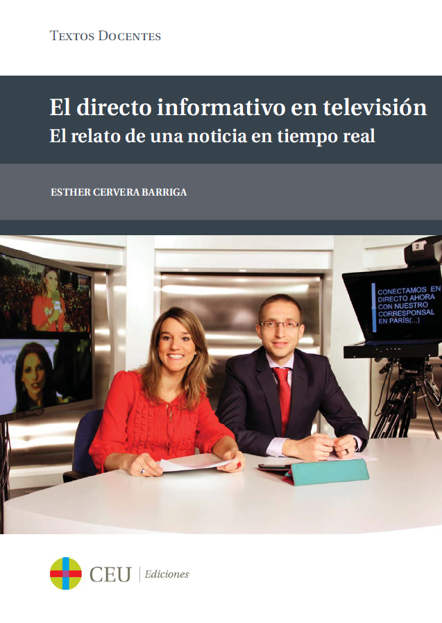 El directo informativo en televisión.