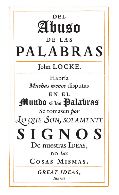 Serie Great Ideas - Del abuso de las palabras