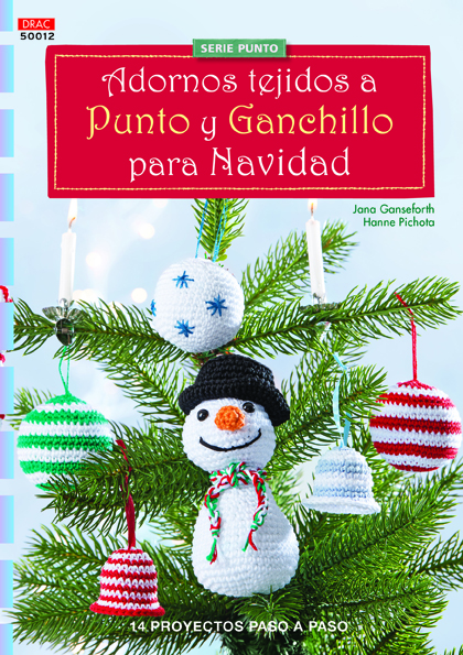Adornos tejidos a punto y ganchillo para la navidad