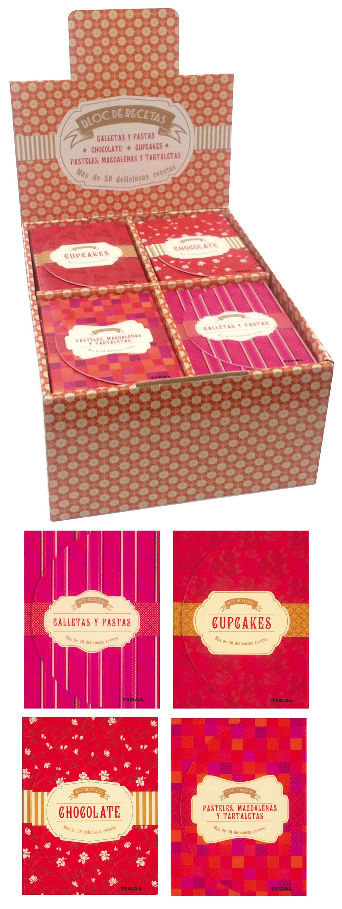 Bloc de recetas (4 títulos)