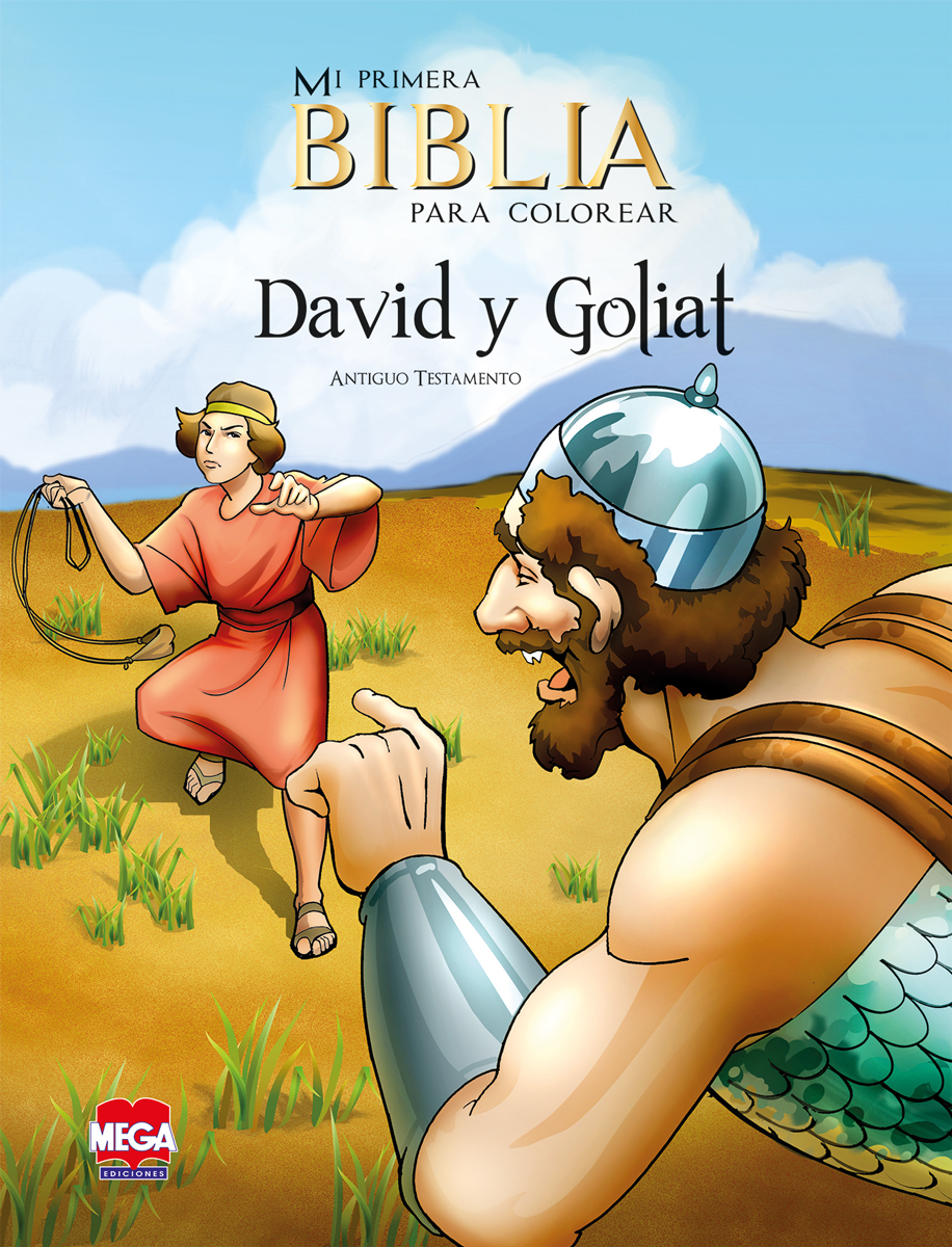 David y Goliat. Mi primera Biblia para colorear