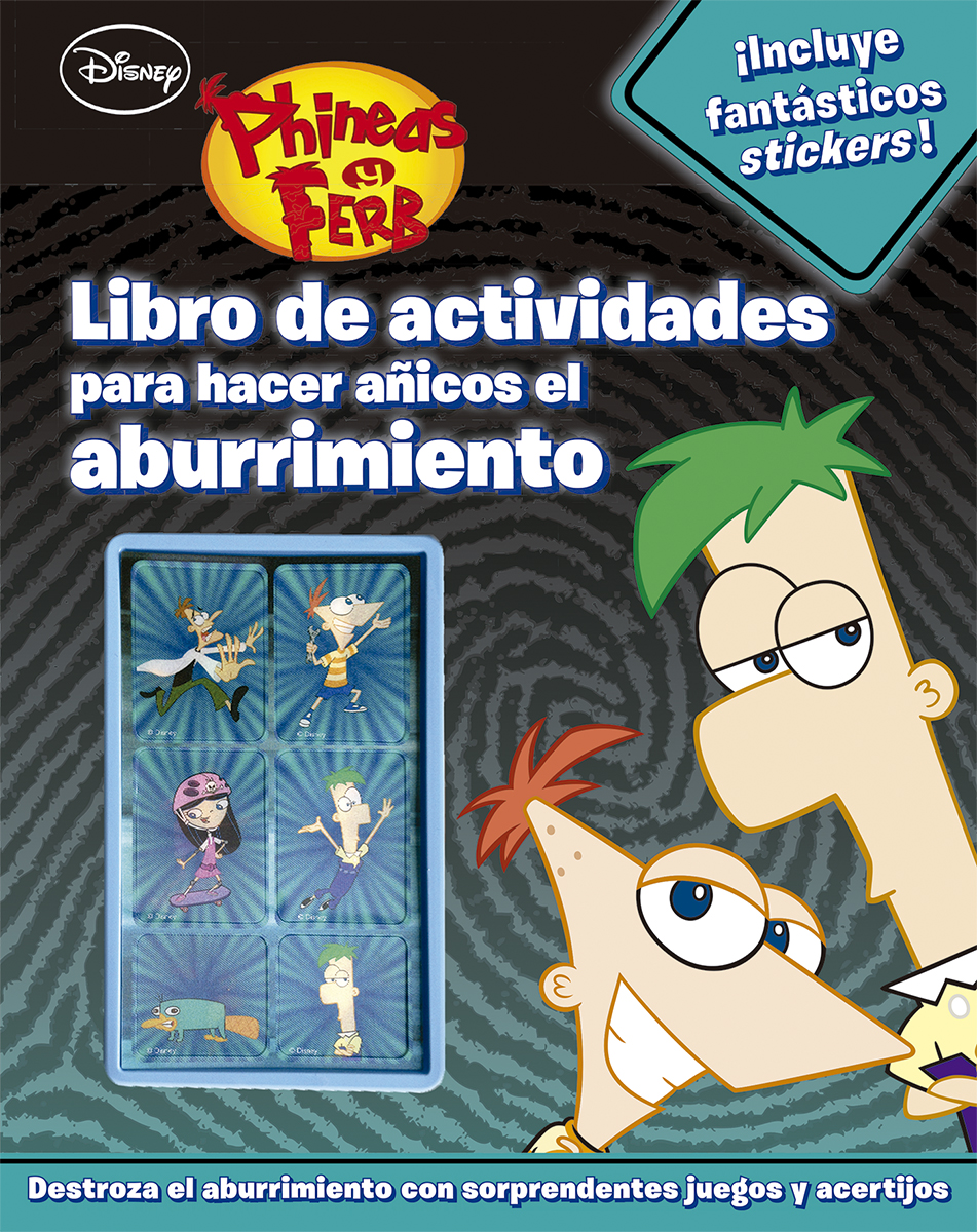 Disney Phineas y Ferb Libro de actividades para hacer añicos el aburrimiento
