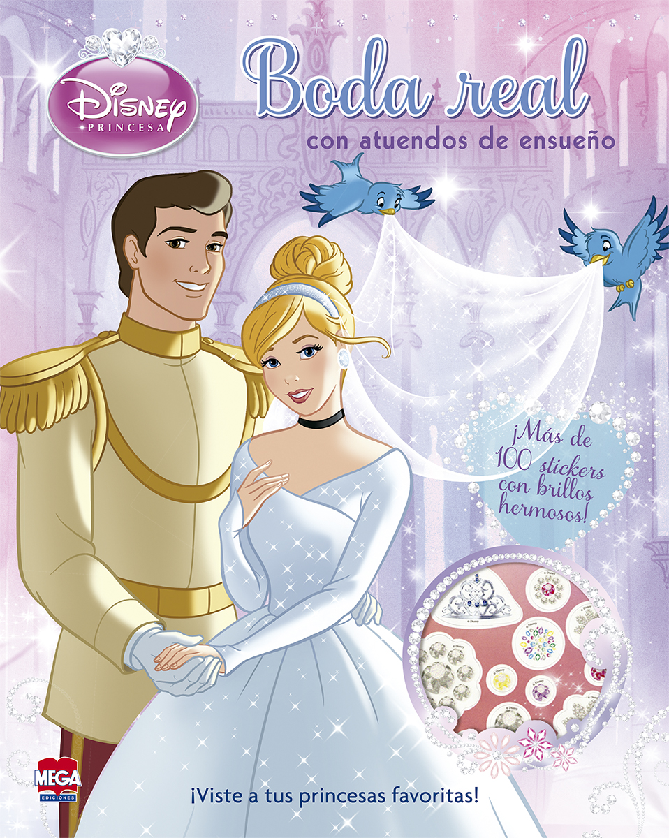 Disney Princesa Boda real con atuendos de ensueño