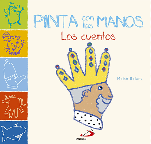 Pinta con las manos. Los cuentos