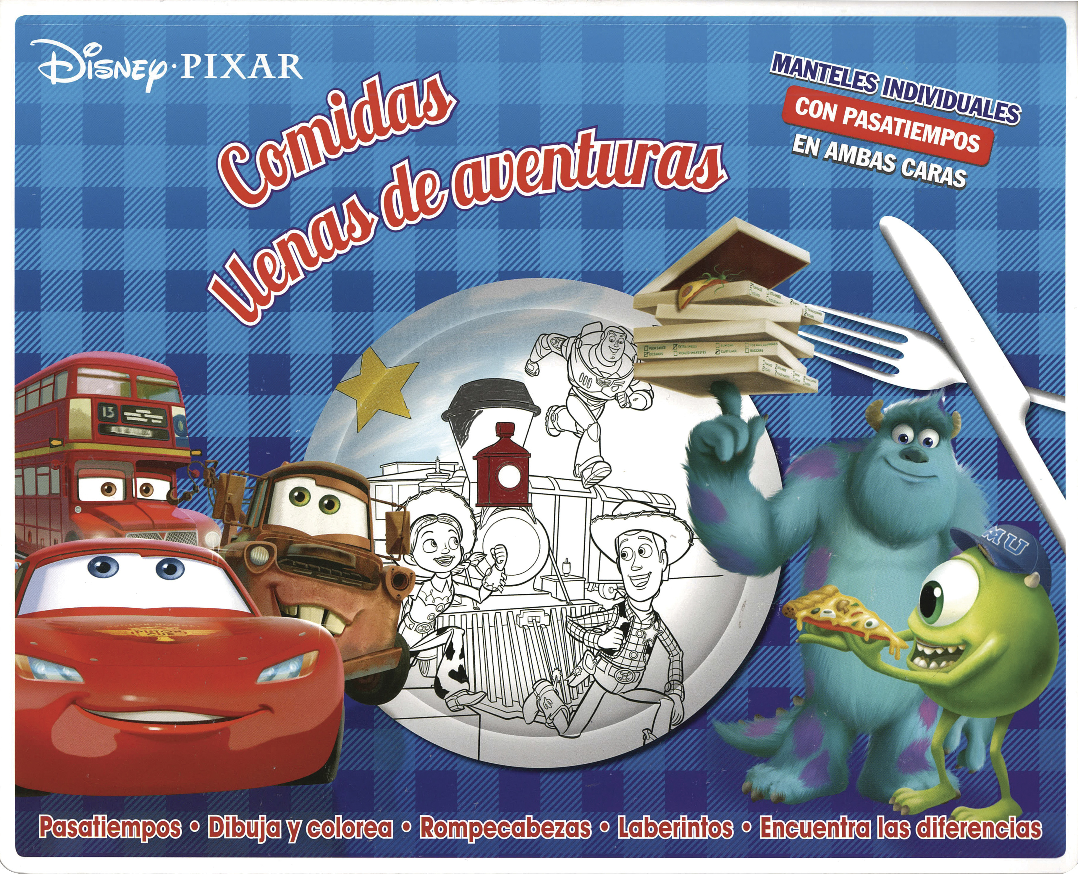 Manteles Individuales: Disney Pixar Comidas Llenas De Aventuras