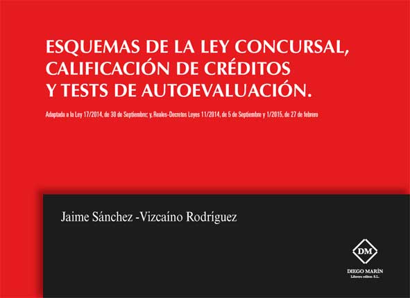 ESQUEMAS DE LA LEY CONCURSAL CALIFICACION DE CREDITOS Y TESTS DE AUTOEVALUACION