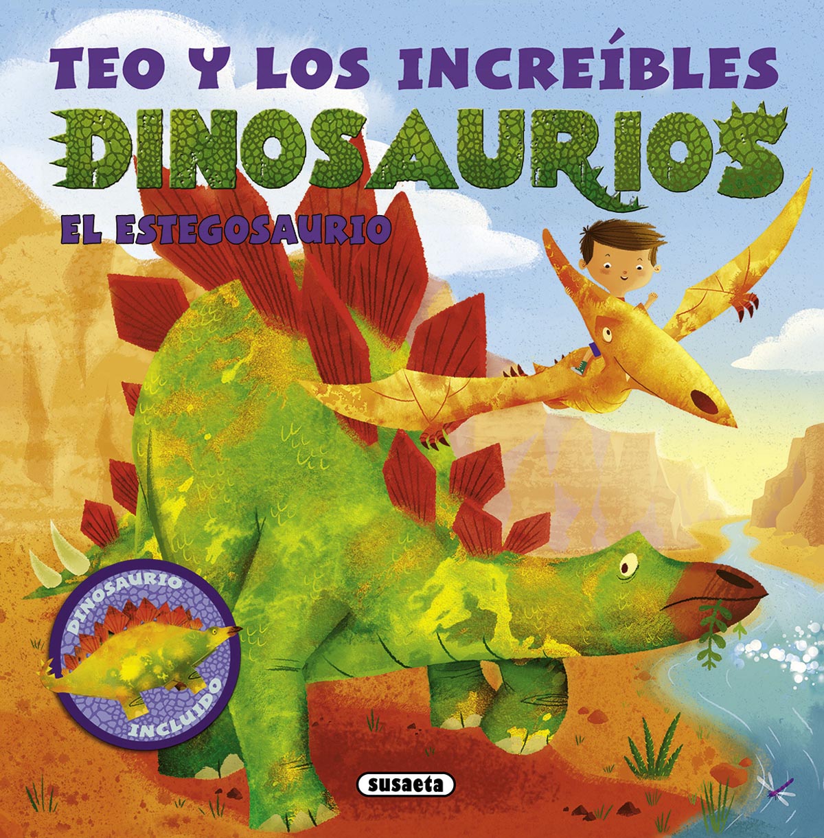 Teo y los increíbles dinosaurios. El estegosaurio