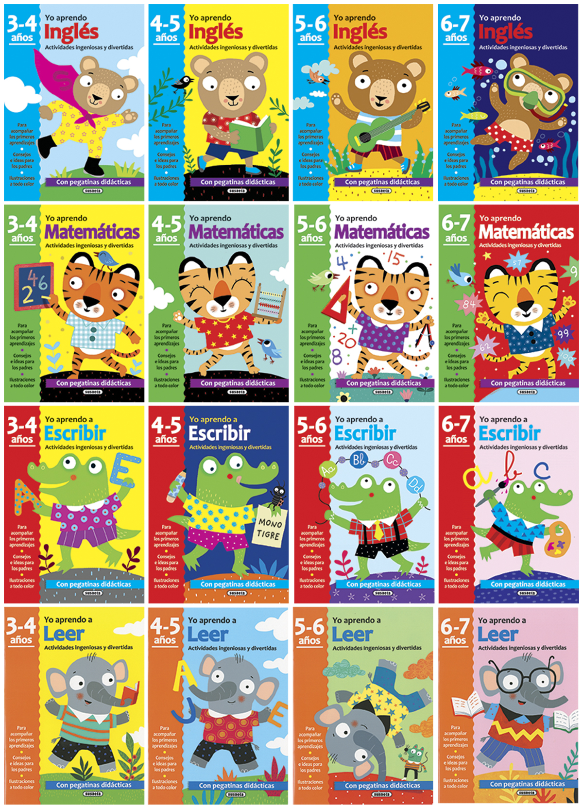 Yo aprendo (16 títulos)